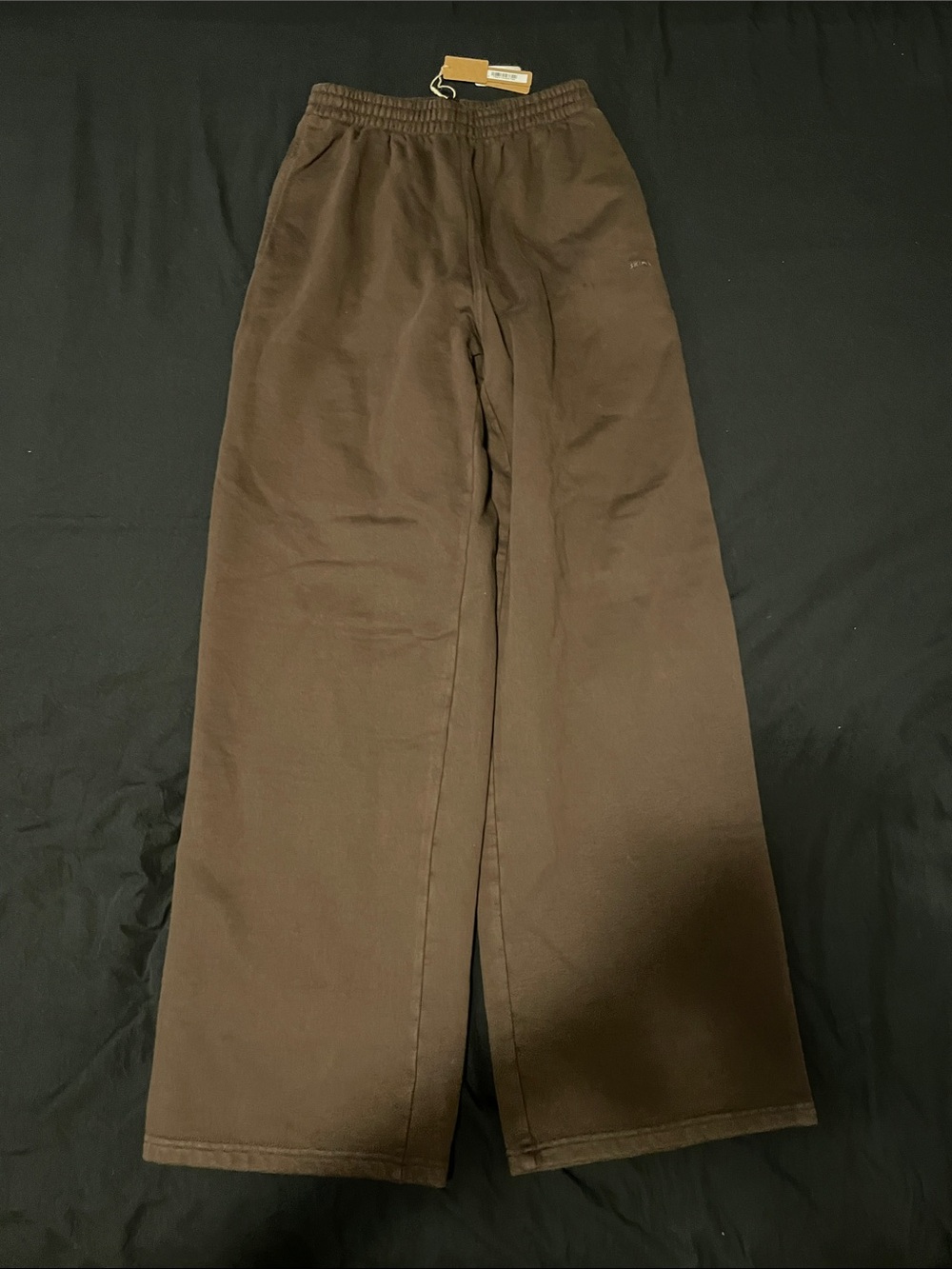 Espresso boyfriend fleece baggy sweatpants